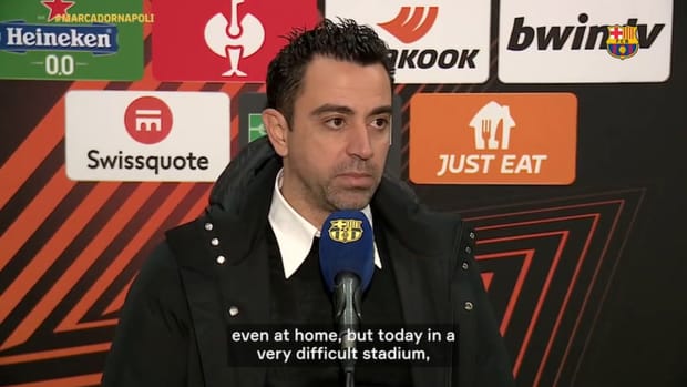 Xavi pleased with huge win over Napoli